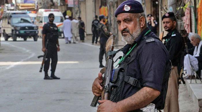 Cop martyred, three terrorists killed in Kohat attack