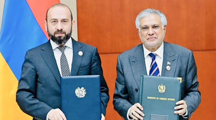Pakistan, Armenia formalise diplomatic ties with exchange of communique
